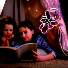 Load image into Gallery viewer, Charming Bear Neon Light with Dimmer - USB Powered Wall Decor