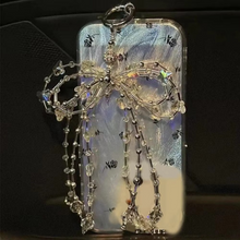 Load image into Gallery viewer, Big Bow Pendant Bag and Phone Charm Keychain