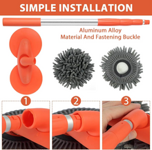 Load image into Gallery viewer, Ultra-Fine Microfiber Car Cleaning Mop Kit with Long Handle