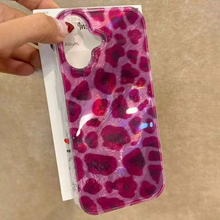 Load image into Gallery viewer, Leopard Print Vortex Pattern Shockproof Silicone Phone Case