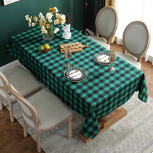 Load image into Gallery viewer, Classic Checkered Tablecloth for Kitchen, Weddings, Holidays, and Outdoor Picnics