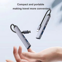Load image into Gallery viewer, USB C Hub 5-in-2 Adapter with 65W PD Charging and USB 3.0 Ports for Laptops