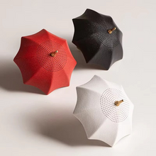 Load image into Gallery viewer, Creative Umbrella Black Porcelain Tea Infuser for Loose Leaf Tea
