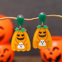 Load image into Gallery viewer, Halloween Acrylic Earring Set of 8 Pairs