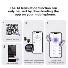 Load image into Gallery viewer, XF28 Open-Ear True Wireless Translation Earbuds with ASMR Features