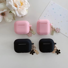 Load image into Gallery viewer, Simple Silicone Flower Pendant AirPods Case Cover