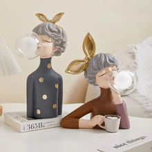 Load image into Gallery viewer, Bubble Blowing Girl Lamp - Whimsical Charm for Any Interior Space