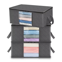 Load image into Gallery viewer, Clothes Storage Bag with See-Through Window and Foldable Design
