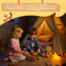 Load image into Gallery viewer, Silicone Fox Night Light, Rechargeable, Dimmable & Timer