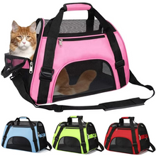 Load image into Gallery viewer, Soft-Sided Pet Carrier with Breathable Mesh for Small Dogs and Cats
