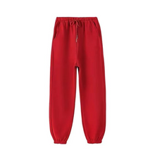 Load image into Gallery viewer, Women's Fleece Lined Joggers with High Waist and Adjustable Drawstring