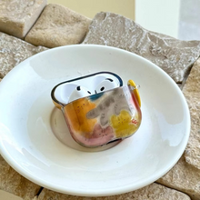 Load image into Gallery viewer, Clear Yellow Soft Cat Earphone Cover for AirPods