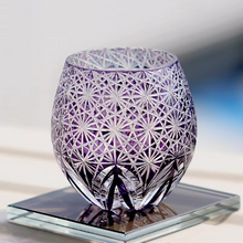 Load image into Gallery viewer, Hand Engraved Edo Kiriko Crystal Whiskey and Sake Glass