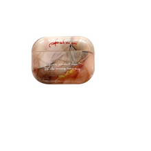 Load image into Gallery viewer, Marble Texture AirPods Case with Metal Keychain and Pearl Accent