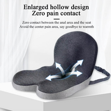 Load image into Gallery viewer, Ergonomic Seat Cushion with Backrest for Office and Home Chairs, Soft Support for Hip and Lower Back Comfort