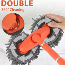 Load image into Gallery viewer, Ultra-Fine Microfiber Car Cleaning Mop Kit with Long Handle