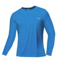 Load image into Gallery viewer, Mens Breathable Dry Fit Sports Training Top with Seven Sleeve Length