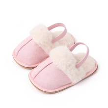 Load image into Gallery viewer, Cozy Plush Baby Slippers Soft Warm Non Slip Indoor Outdoor House Shoes