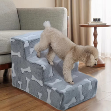 Load image into Gallery viewer, Dog Bone Shaped Pet Stairs for Sofa and Bed, Joint Safety Steps for Small and Senior Dogs