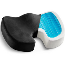 Load image into Gallery viewer, Gel Seat Cushion with Memory Foam and Non-Slip Support for Office, Car, and Home
