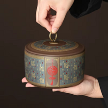 Load image into Gallery viewer, Purple Clay Tea Jar for Loose Leaf Storage