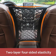 Load image into Gallery viewer, Stretchable Car Seat Divider & Storage Net with Pet Barrier
