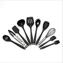 Load image into Gallery viewer, 10 Piece Silicone Kitchen Utensil Set for Cooking and Baking