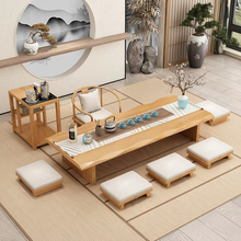 Load image into Gallery viewer, Solid Wood Tatami Tea Table for Living Room