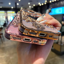 Load image into Gallery viewer, Butterfly Glitter Diamond Mirror Case for iPhone