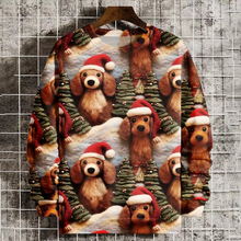 Load image into Gallery viewer, Christmas Tree Pendant 3D Print Holiday Sweatshirt