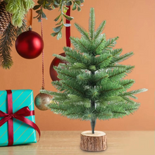 Load image into Gallery viewer, Premium Realistic Mini Pine Christmas Tree with Wooden Base