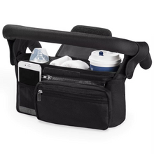 Load image into Gallery viewer, Large Stroller Organizer with Multiple Compartments and Cup Holders
