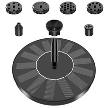 Load image into Gallery viewer, Solar Powered Water Fountain Pump for Bird Baths, Ponds, and Garden Decoration