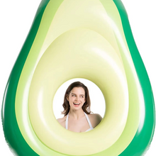 Load image into Gallery viewer, Inflatable Avocado Pool Float with Detachable Ball