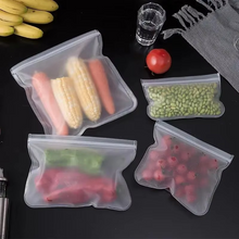 Load image into Gallery viewer, Reusable Silicone Food Storage Bags and Containers