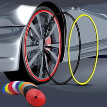 Load image into Gallery viewer, Universal Car Wheel Edge Trim Protector – 26 ft Decorative Rim Guard Strip