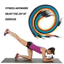 Load image into Gallery viewer, Complete Resistance Band Fitness Set with Handles and Ankle Straps