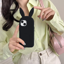 Load image into Gallery viewer, Cute 3D Bunny Ears Silicone Phone Case