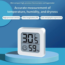 Load image into Gallery viewer, Indoor LCD Digital Thermometer and Hygrometer with Temperature and Humidity Sensor