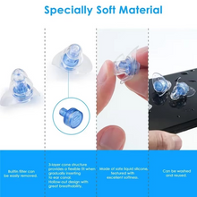 Load image into Gallery viewer, Silicone Noise Cancelling Earplugs for Sleeping Studying and Concert Protection