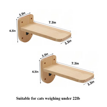 Load image into Gallery viewer, Wall-Mounted Cat Stairway and Scratching Post
