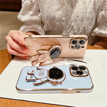 Load image into Gallery viewer, Astronaut Kickstand Soft Case for Various iPhone Models