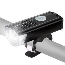 Load image into Gallery viewer, USB Rechargeable Bike Front and Rear Light Set with LED Headlamp for Night Cycling
