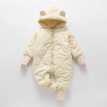 Load image into Gallery viewer, Cozy Winter Baby Jumpsuit with Soft Fur Lining for Infants and Toddlers