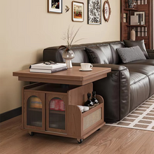 Load image into Gallery viewer, Solid Wood Lift Top Coffee Table with Hidden Storage and Convertible Design