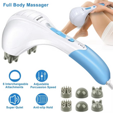 Load image into Gallery viewer, Handheld Electric Percussion Massager with Dual Vibration for Full Body Relief
