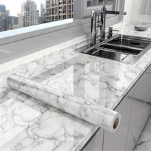 Load image into Gallery viewer, Marble Self Adhesive Waterproof Wallpaper for Bathroom, Kitchen, and Countertops