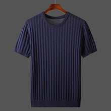 Load image into Gallery viewer, Sullivan | Ribbed Crewneck Cashmere T-Shirt for Men