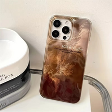 Load image into Gallery viewer, Retro Brown Gradient Glacier Pattern Phone Case