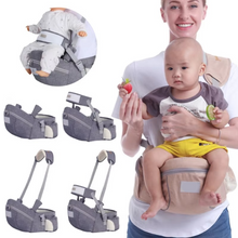 Load image into Gallery viewer, Ergonomic Baby Carrier with Adjustable Hip Seat and Supportive Waist Belt